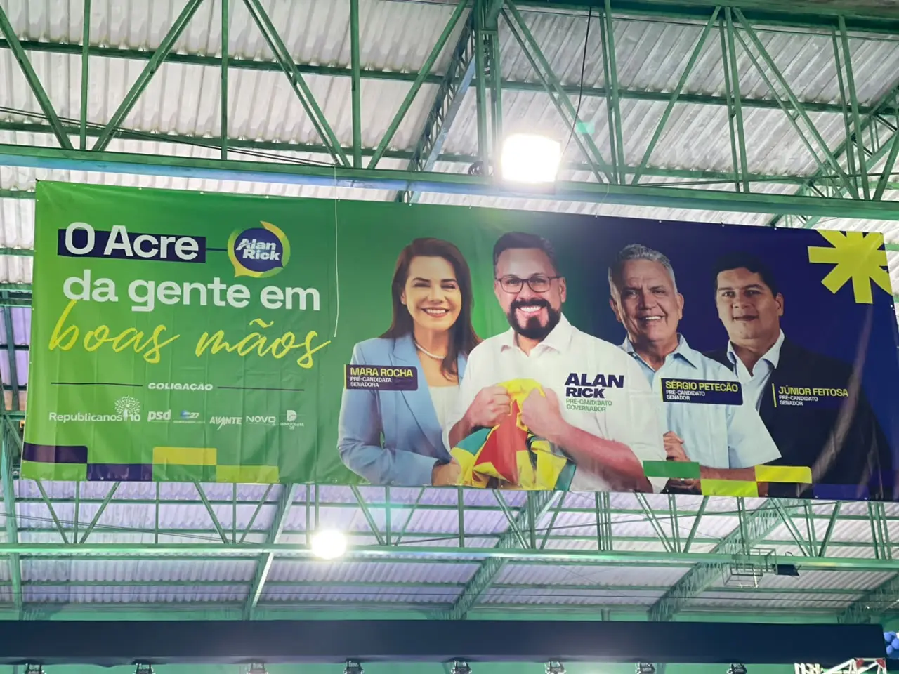 Chapa de Alan terá três candidatos ao Senado disputando nas eleições