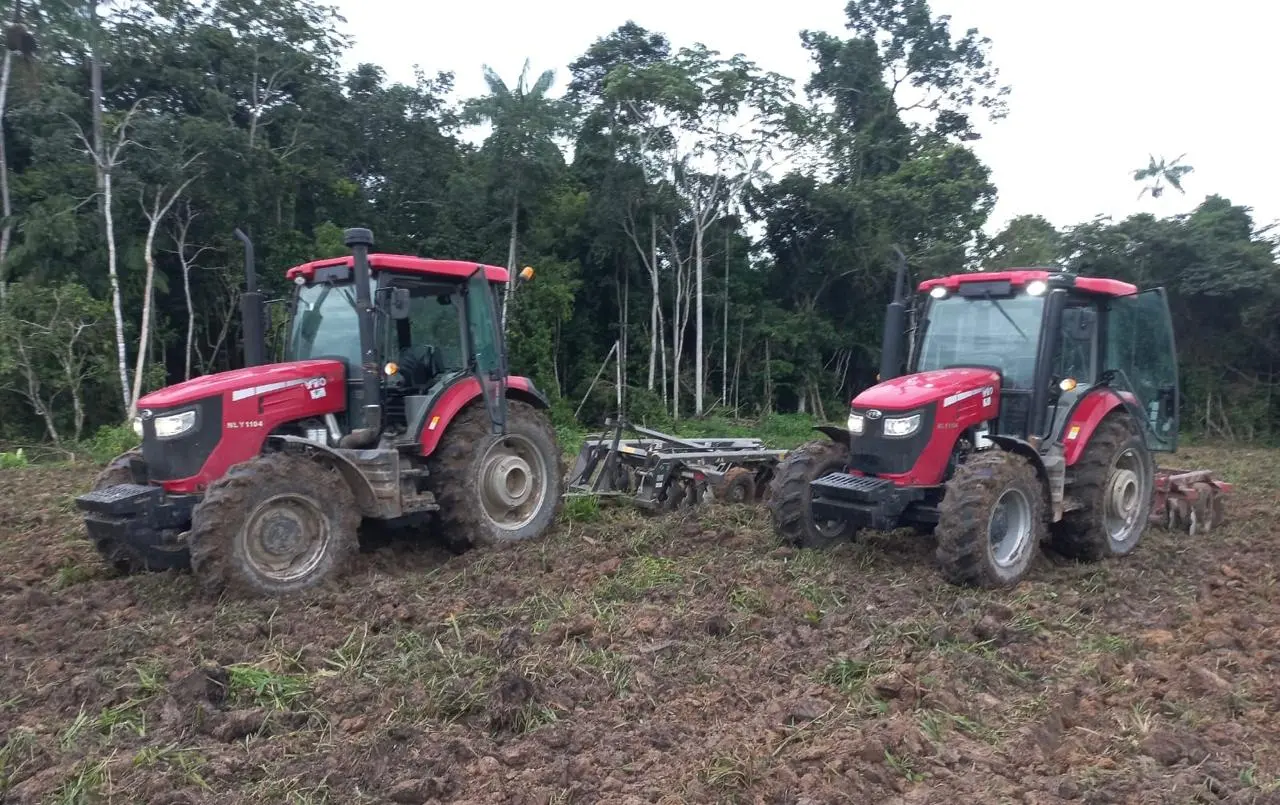 Cruzeiro do Sul beneficia mais de 649 hectares com serviço de mecanização agrícola