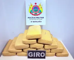 Quase 16 kg de maconha são interceptados pela polícia no interior do Acre