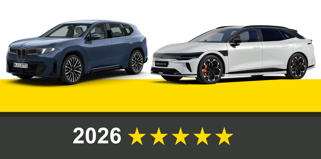 BMW iX3 e Zeekr 7GT cravam 5 estrelas no novo e mais rígido Euro NCAP 2026 BMW iX3 e Zeekr 7GT cravam 5 estrelas no novo e mais rígido Euro NCAP 2026