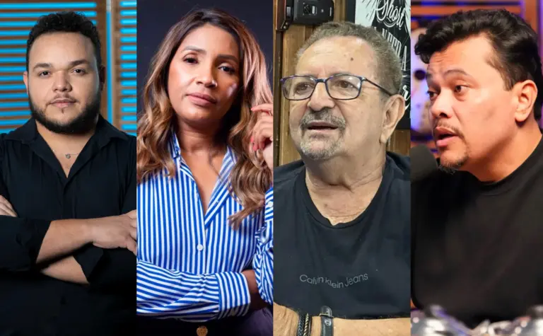 Everton Damasceno, Gina Menezes, Crica e Luciano Tavares