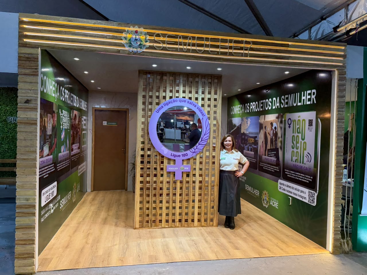 Semulher cria sala reservada para acolher mulheres na Expoacre Juruá Semulher cria sala reservada para acolher mulheres na Expoacre Juruá
