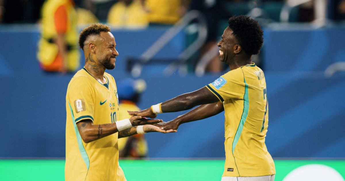 Ancelotti admite que Vinicius Jr e Neymar podem atuar juntos na Seleção Ancelotti admite que Vinicius Jr e Neymar podem atuar juntos na Seleção