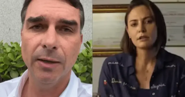Sem citar Michelle, Flávio fala em pessoas que querem “boicotar” campanha