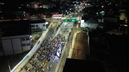 Veja imagens aéreas da inauguração do Complexo Viário da Avenida Ceará
