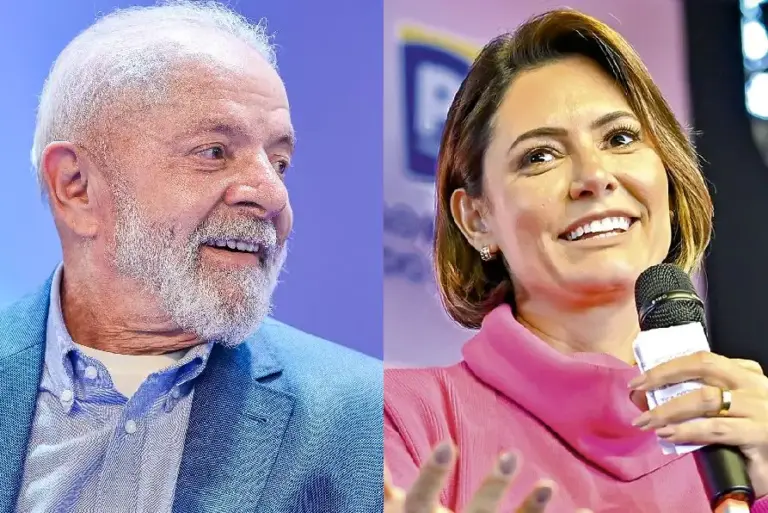 Michelle Bolsonaro elogia medida de Lula após troca de farpas com Flávio