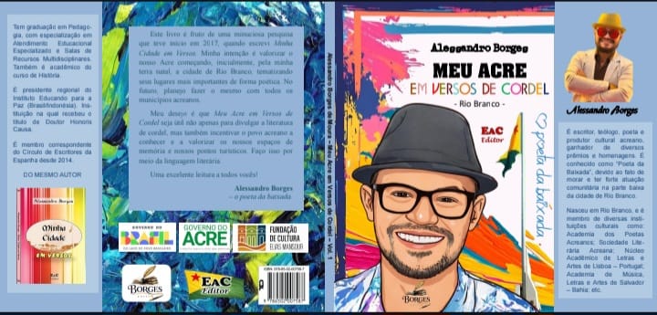 Escritor acreano lança livro "Meu Acre em Versos de Cordel" Meu Acre