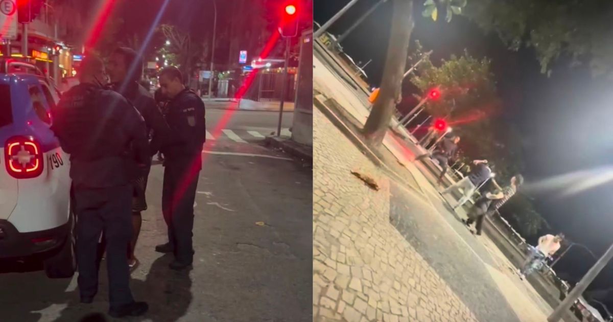 Turista mexicano é agredido durante assalto em Copacabana Turista mexicano é agredido durante assalto em Copacabana