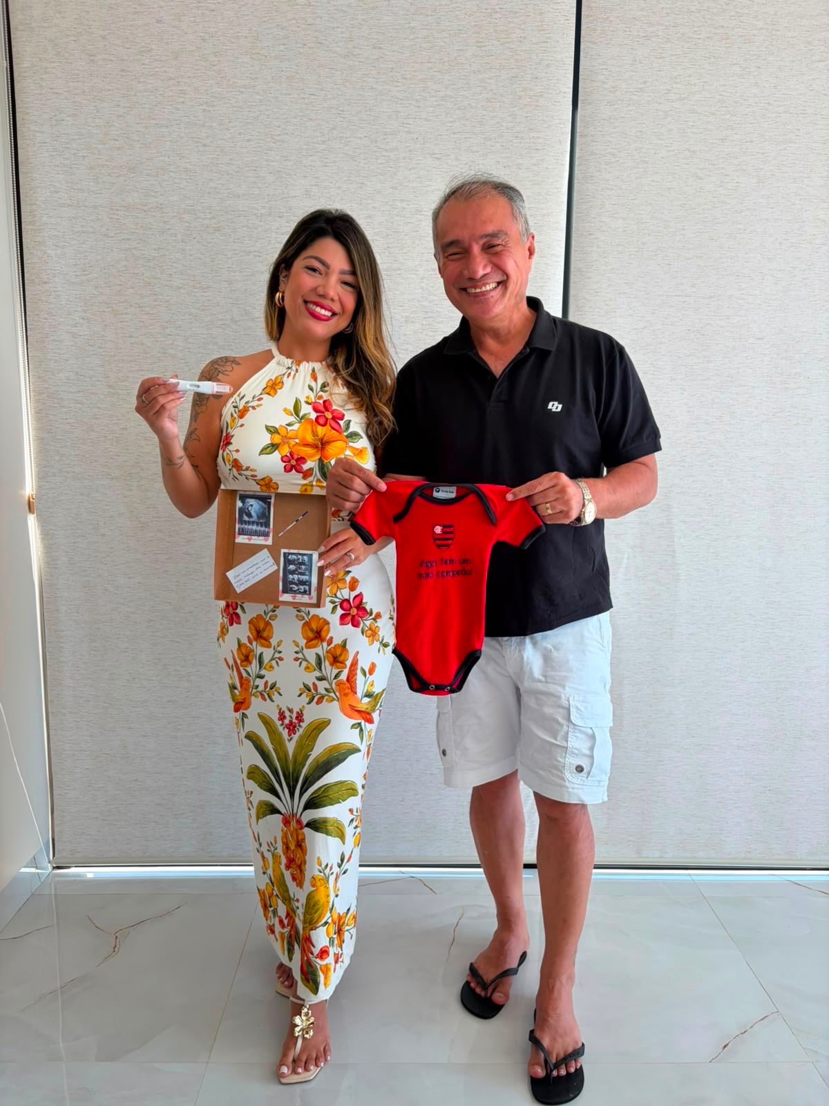Minoru Kinpara anuncia gravidez da filha e celebra chegada do primeiro neto