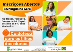 Ifac abre inscrições para cursos do Mulheres Mil + Cuidados nesta segunda