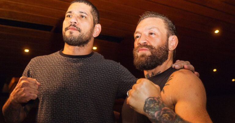 McGregor encontra Poatan e comenta polêmica no UFC: “Foi na nuca, eu vi”