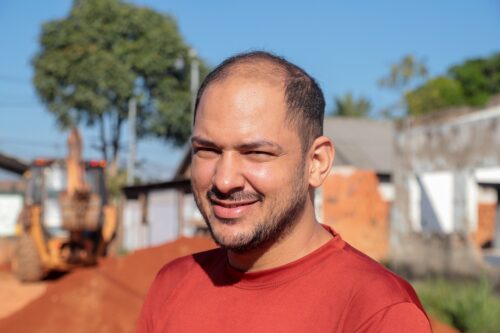 Prefeito acompanha avanço das obras no Recanto dos Buritis Prefeito acompanha avanço das obras no Recanto dos Buritis