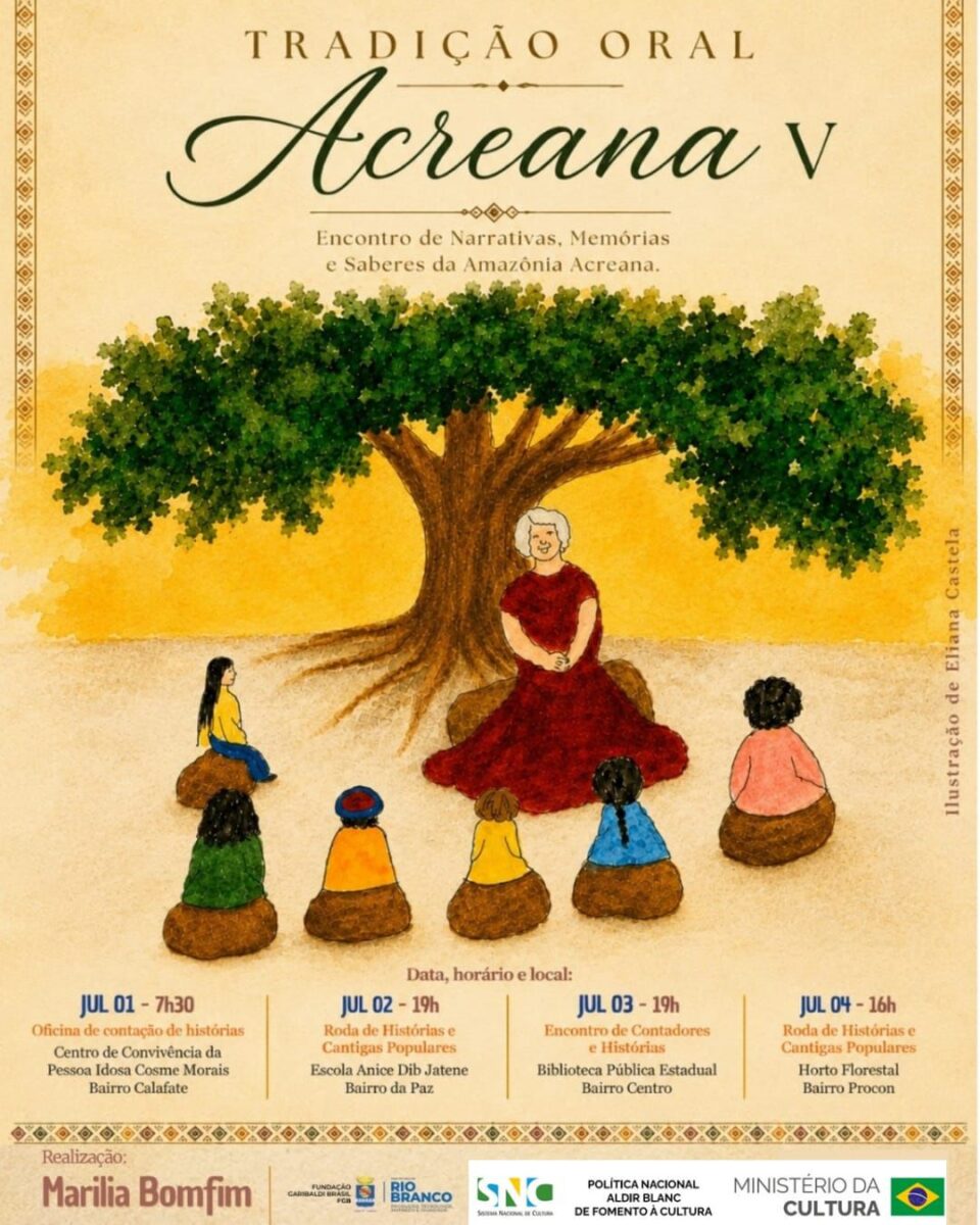 Horto Florestal recebe Roda de Histórias e Cantigas Populares neste sábado