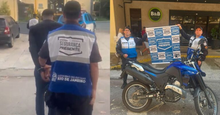 Polícia prende motociclista após perseguição em Copacabana