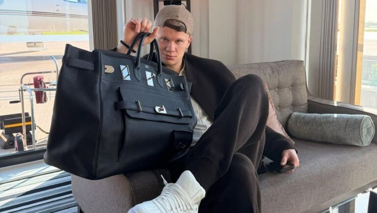 Bolsas de luxo de Haaland, da Noruega, chegam a custar R$ 217 mil