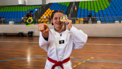 Tamilly Sá conquista ouro e garante vaga no Grand Slam de Taekwondo