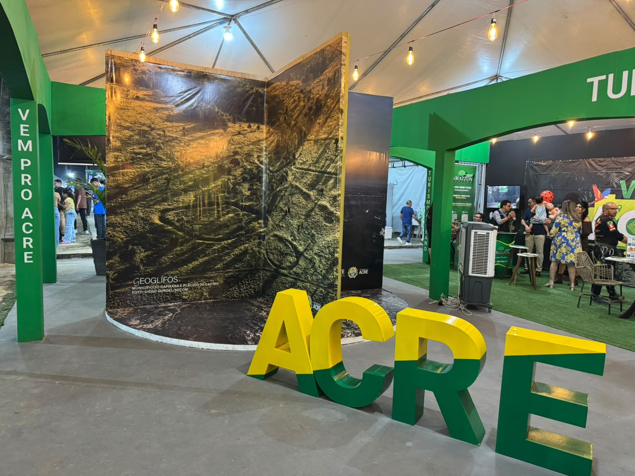 Turismo acreano vira vitrine e oportunidade de negócios na Expoacre Juruá Os geoglifos da Amazônia são atrativos turísticos arqueológicos