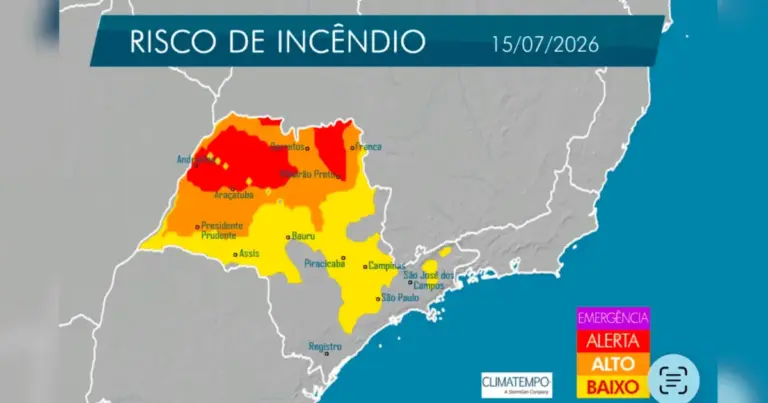 Massa de ar polar avança por São Paulo e derruba temperaturas na semana