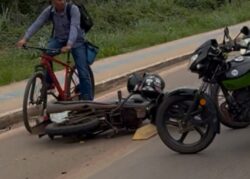 ContilNet Notícias - O seu portal de notícias do Acre Acidente com motocicleta mobiliza Samu em Rio Branco