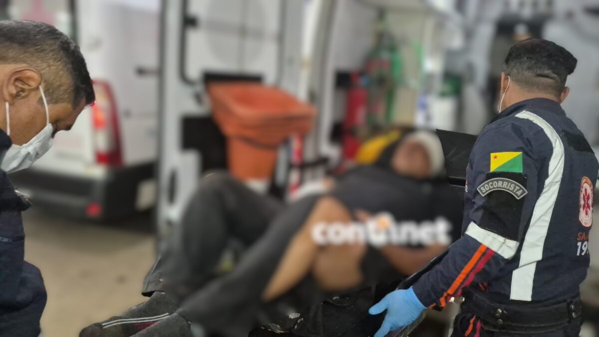 Motociclista fica ferido após colidir com vaca em ramal no interior do Acre