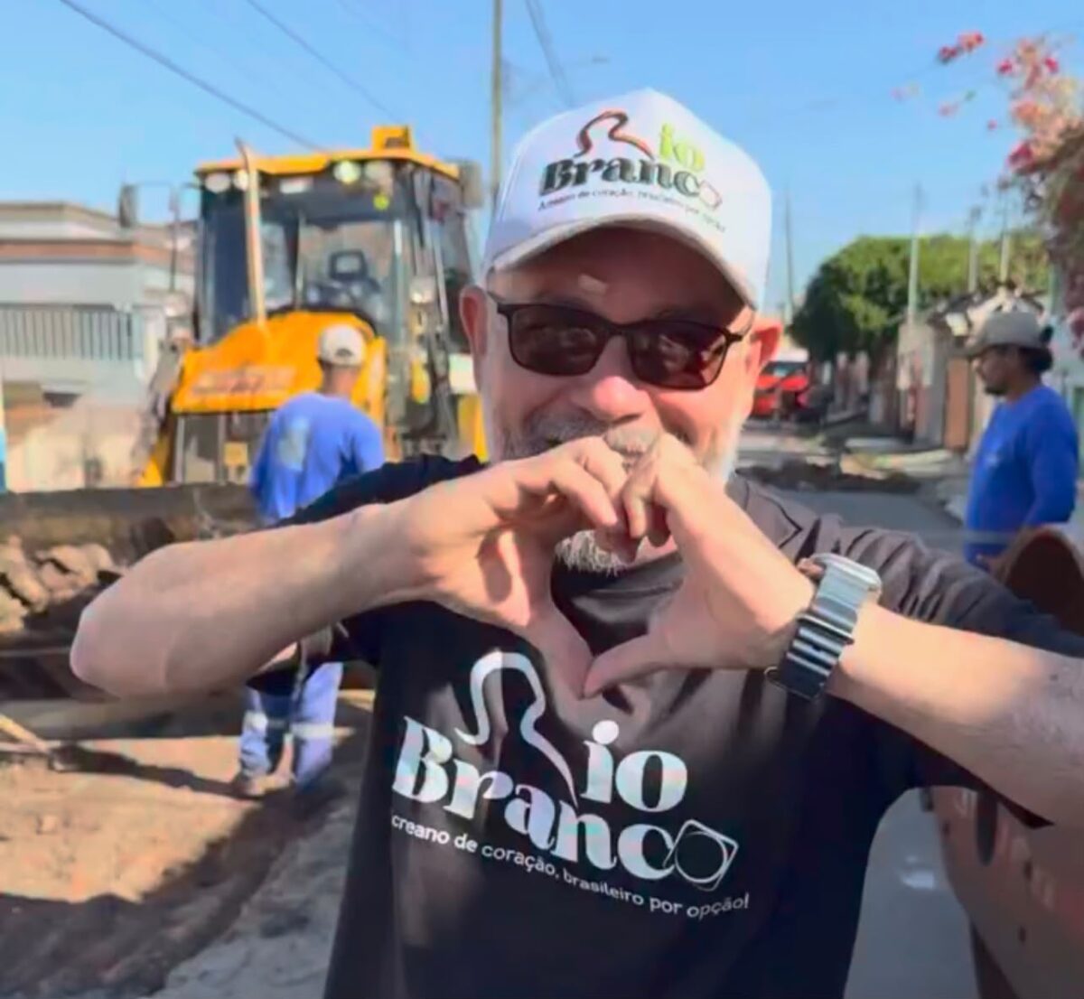 Alysson acompanha operação tapa-buracos neste sábado em Rio Branco
