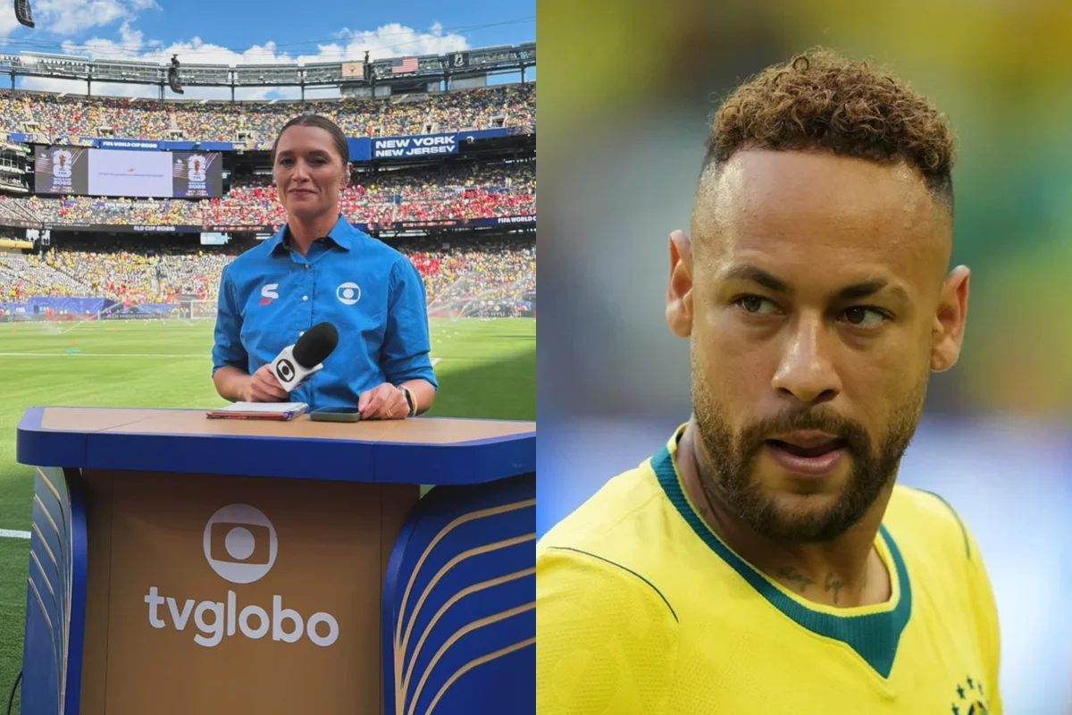 Comentarista da Globo vira alvo de ataques por ironizar Neymar Comentarista da Globo vira alvo de ataques por ironizar Neymar