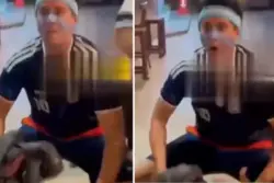 Justiça decreta prisão de argentino que imitou macaco; investigado fugiu do país