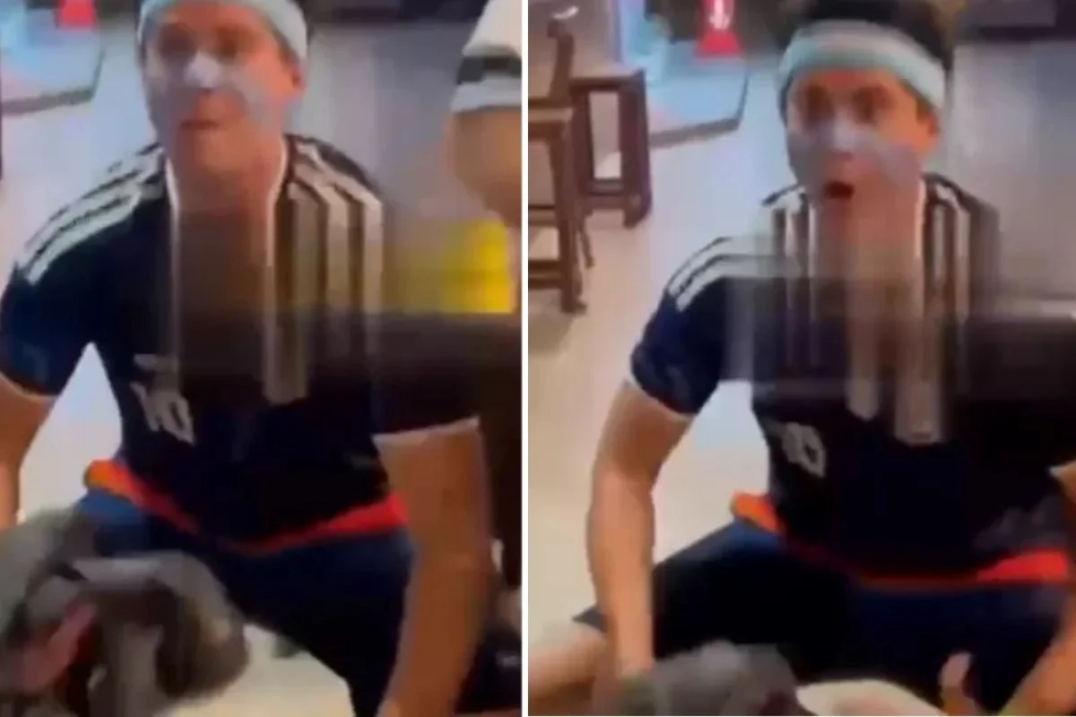 Justiça decreta prisão de argentino que imitou macaco; investigado fugiu do país
