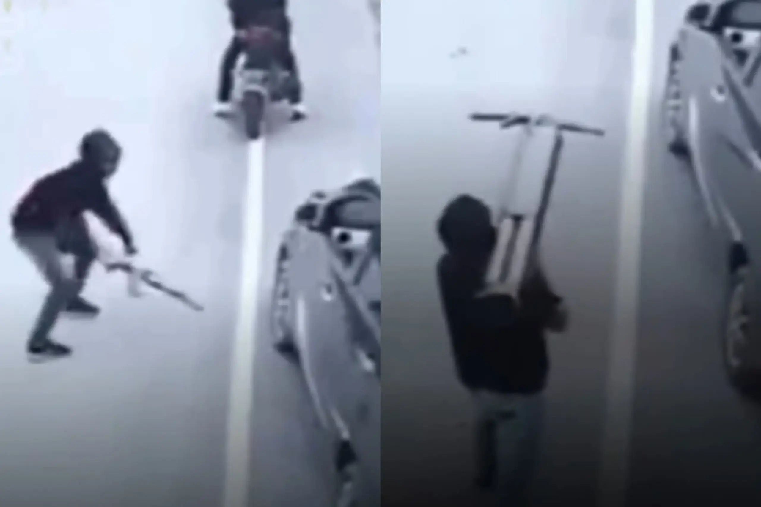 Motorista frustra assalto com suposto lançador de foguetes