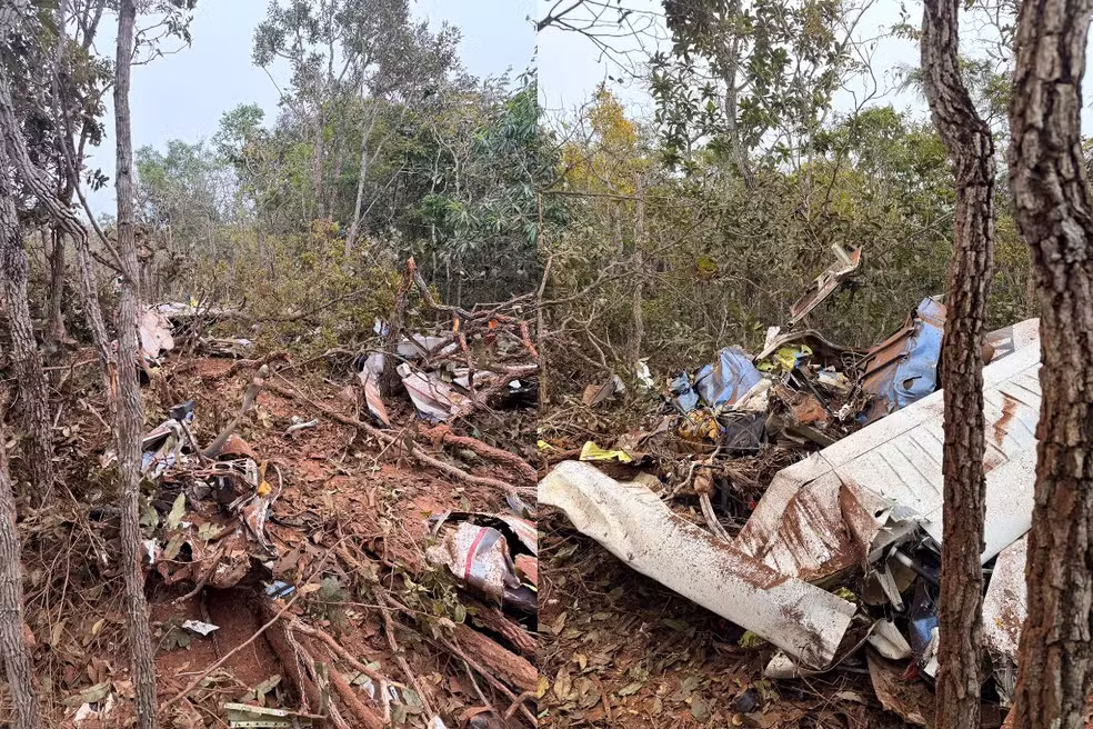 Avião cai perto de aeroporto e deixa dois mortos em Campo Grande Avião cai perto de aeroporto e deixa dois mortos em Campo Grande