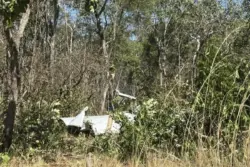 Avião que ia para o Pará cai em zona rural e mobiliza bombeiros