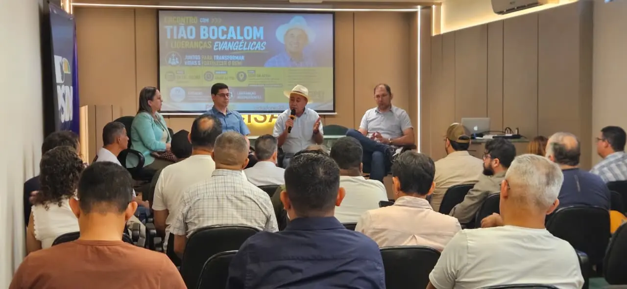 Bocalom reúne líderes evangélicos para discutir propostas para plano de governo