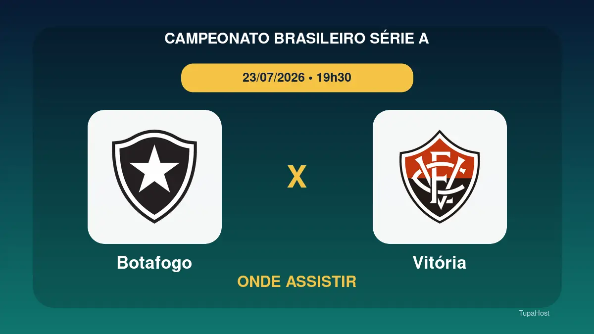 Botafogo x Vitória onde assistir: horário e possíveis escalações