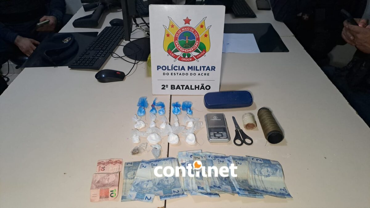 Adolescente agride policiais e acaba apreendido por tráfico em Rio Branco
