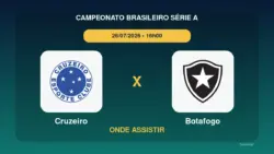 Cruzeiro x Botafogo onde assistir: horário e informações do jogo