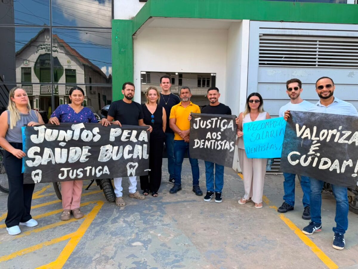 Dentistas de Tarauacá fazem paralisação e cobram valorização