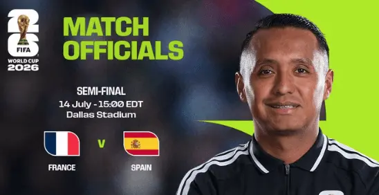 Copa: Fifa define arbitragem para semifinal entre França x Espanha Copa: Fifa define arbitragem para semifinal entre França x Espanha