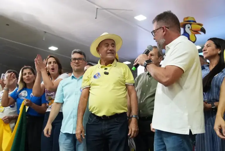 Alysson afirmou que a chapa representa um projeto de desenvolvimento para o estado | Foto: Thauã Conde