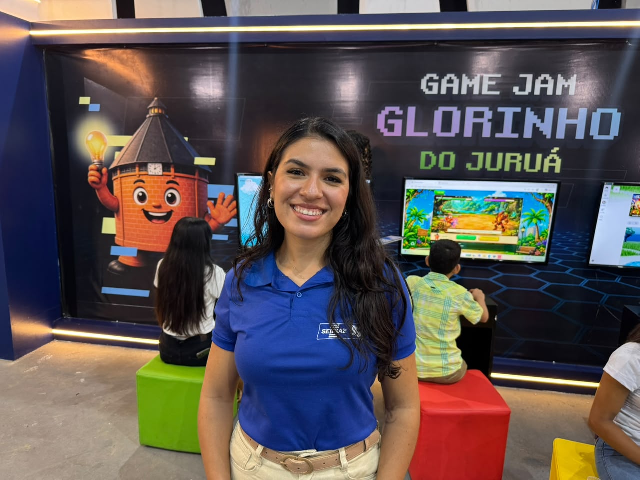 Games criados no Juruá viram atração no estande do Sebrae na Expoacre 2026