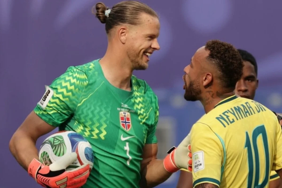 Goleiro da Noruega exalta Neymar e faz apelo na web após Copa