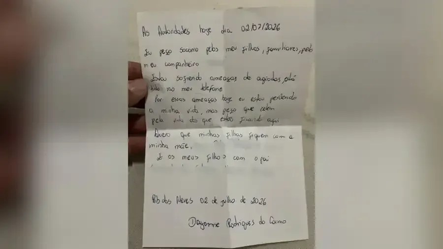 Ex-mulher de goleiro Bruno que desapareceu deixou carta e mencionou agiotas Ex-mulher de goleiro Bruno que desapareceu deixou carta e mencionou agiotas