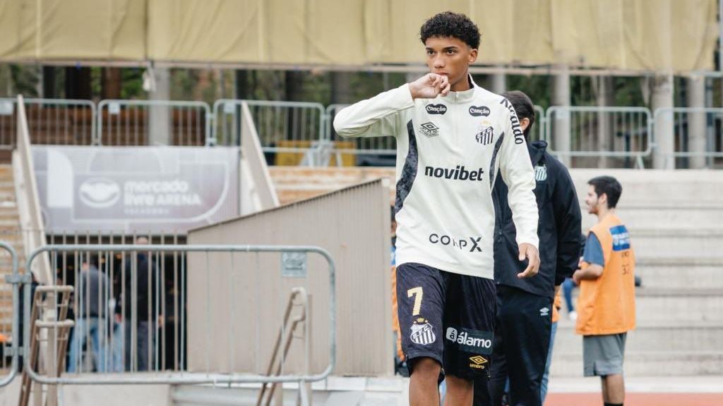 Robinho Jr muda de nome e marca pelo Santos em amistoso; veja Robinho Jr muda de nome e marca pelo Santos em amistoso; veja