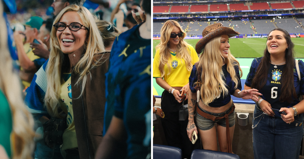 Karoline Lima compartilha fotos ao lado de esposas de jogadores na Copa Karoline Lima compartilha fotos ao lado de esposas de jogadores na Copa