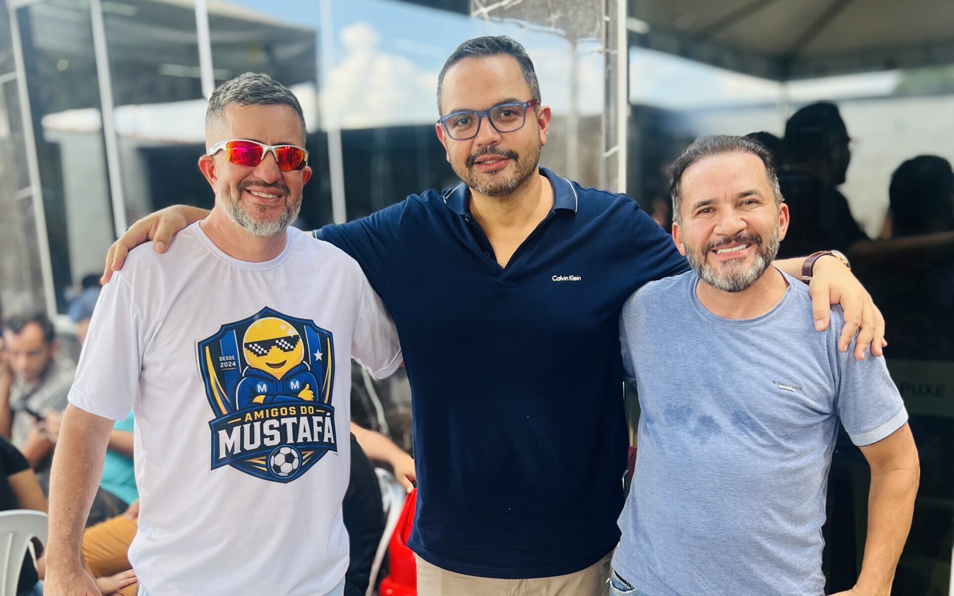 Leôncio Castro recebe apoio de Mustafá e Raimundo Castro em evento na Sobral