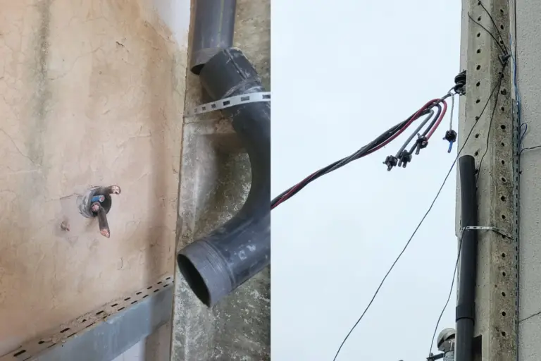 Loja de presentes fica sem energia após criminosos levarem fiação