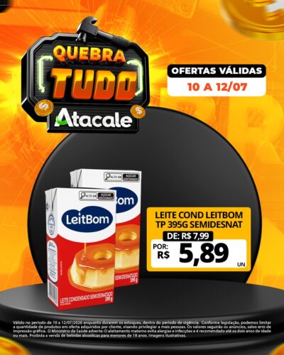 Quebra Tudo Atacale chega com ofertas imperdíveis e economia de verdade