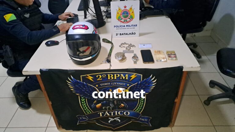 Monitorado é preso pela Força Tática com droga em Rio Branco