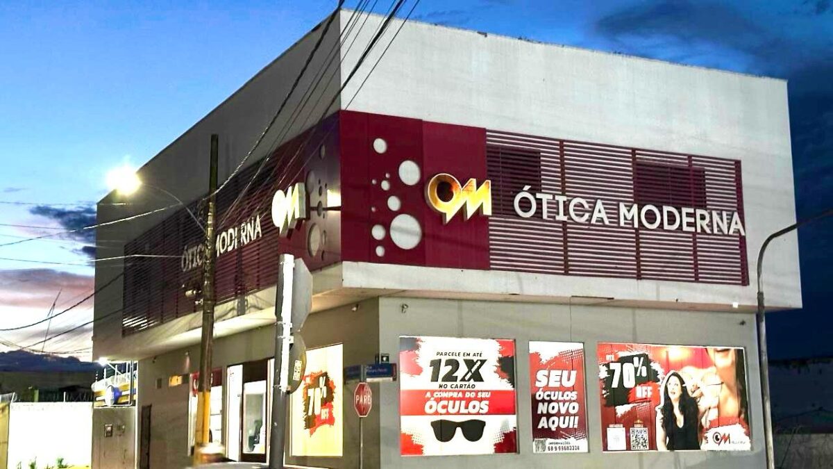 A Ótica Moderna está localizada na Rua Epaminondas Jácome, Centro | Foto: Cedida