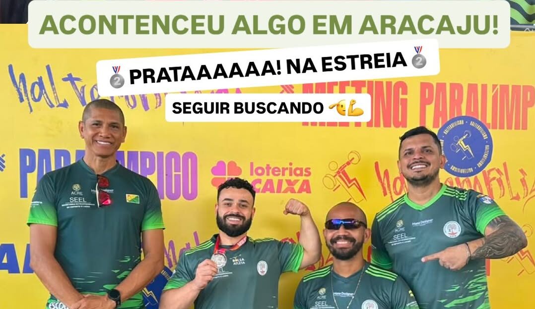 Equipe de paradesporto do Acre conquista oito medalhas no Meeting Paralímpico Equipe de paradesporto do Acre conquista oito medalhas no Meeting Paralímpico