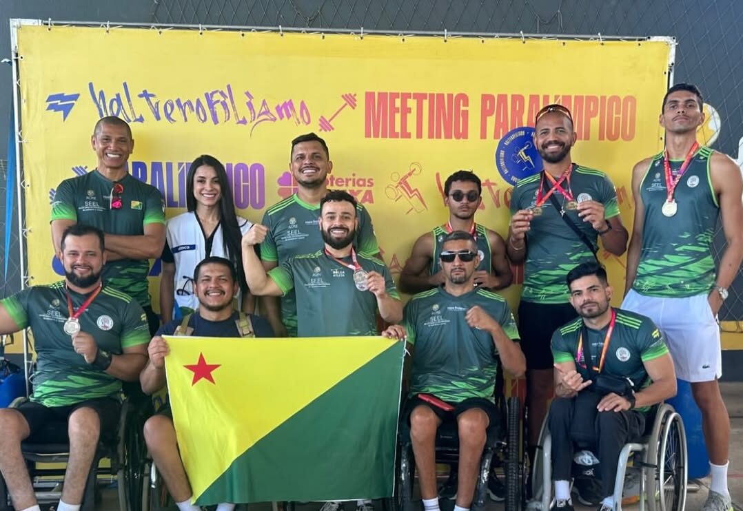 Equipe de paradesporto do Acre conquista oito medalhas no Meeting Paralímpico Equipe de paradesporto do Acre conquista oito medalhas no Meeting Paralímpico